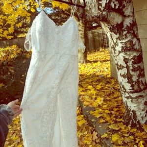 Wedding/white dress size 4/6